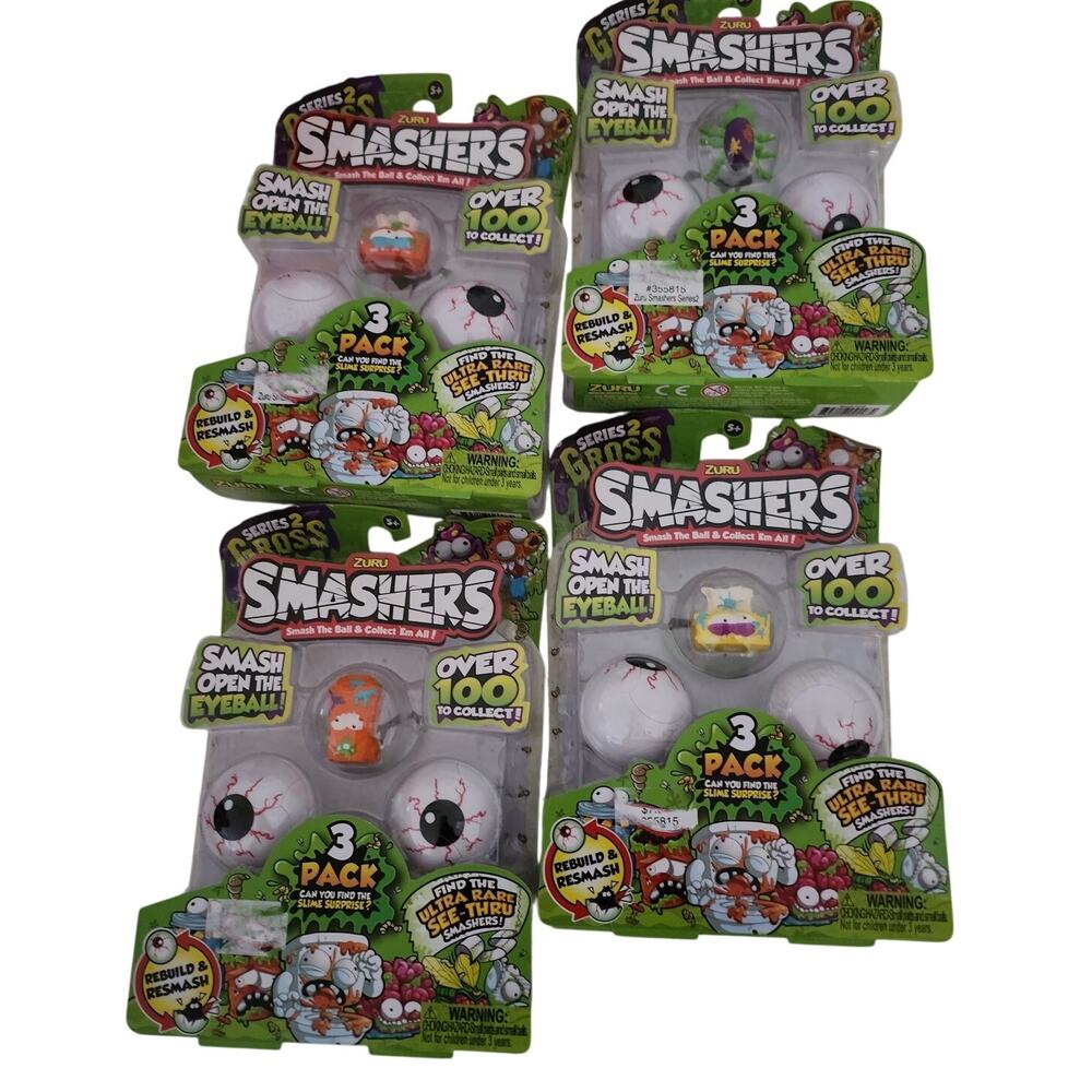 New set of 4 Smasher toys
